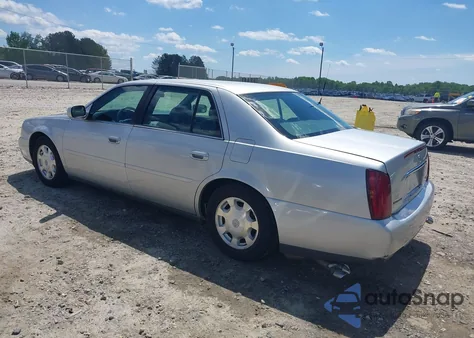 2002 Cadillac Deville Standard from USA, damaged, VIN 1G6KD54Y02U101516